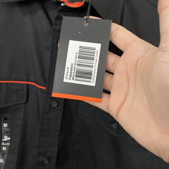 NWT Polaris Slingshot Black Button Up Dealer Men's Medium Shirt - Picture 3 of 8